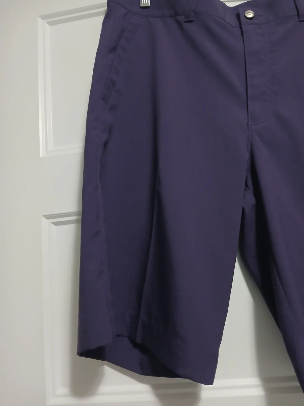 Men's Callaway Performance Golf Shorts - Deep Purple Sz 34 - Picture 3 of 8
